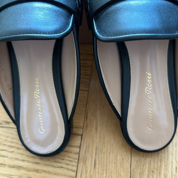 Gianvito Rossi Vitello Glove Black flat - 36.5 - Picture 2 of 10